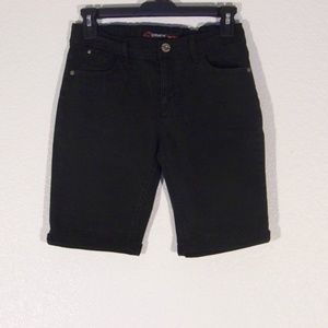 Jordache Girls Bermuda Shorts - Black - Size 16